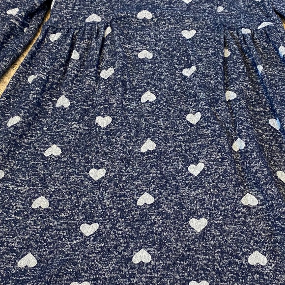 Gap Blue Heart Dress Size 4 - Picture 2 of 3